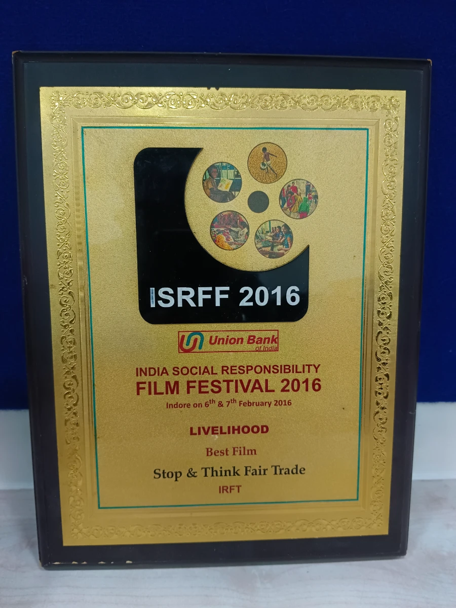 Best Film Award at India Social Responsibility Film Festival 2016